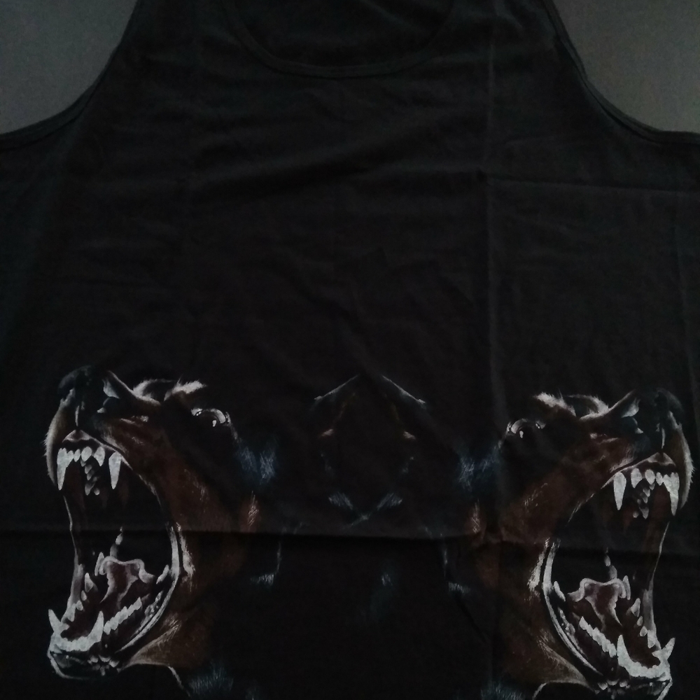 High Fashion Paris GV Inspired Doberman Dog Tank Top T Shirt Muscle GymBeach